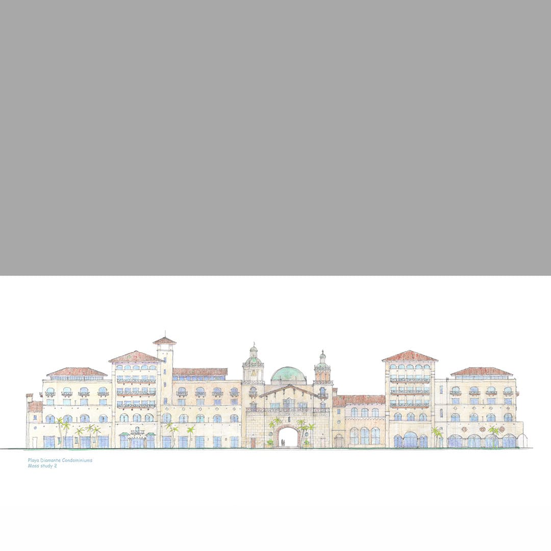 Illustration of a beautiful building