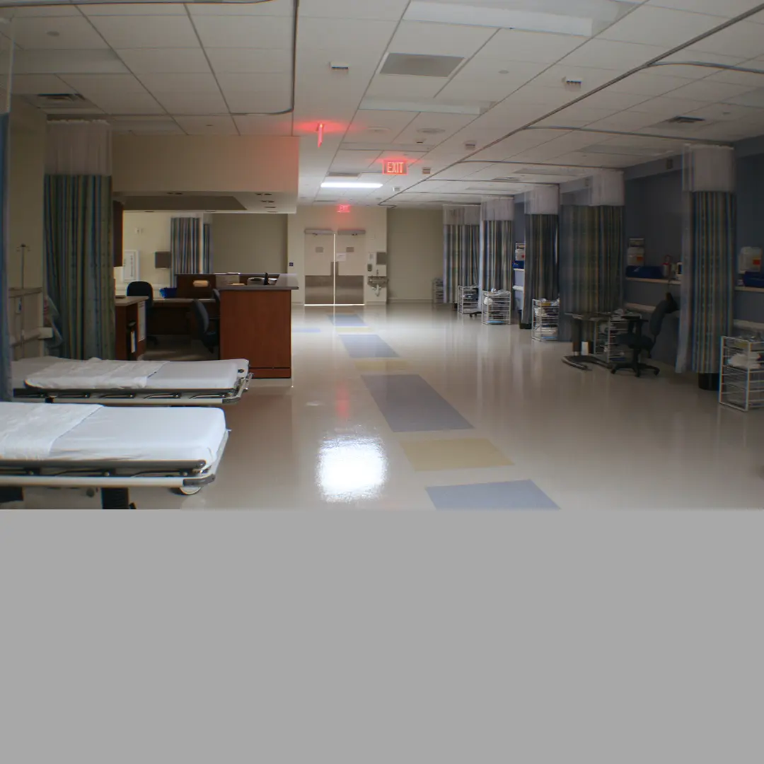 Hospital post operative recovery room