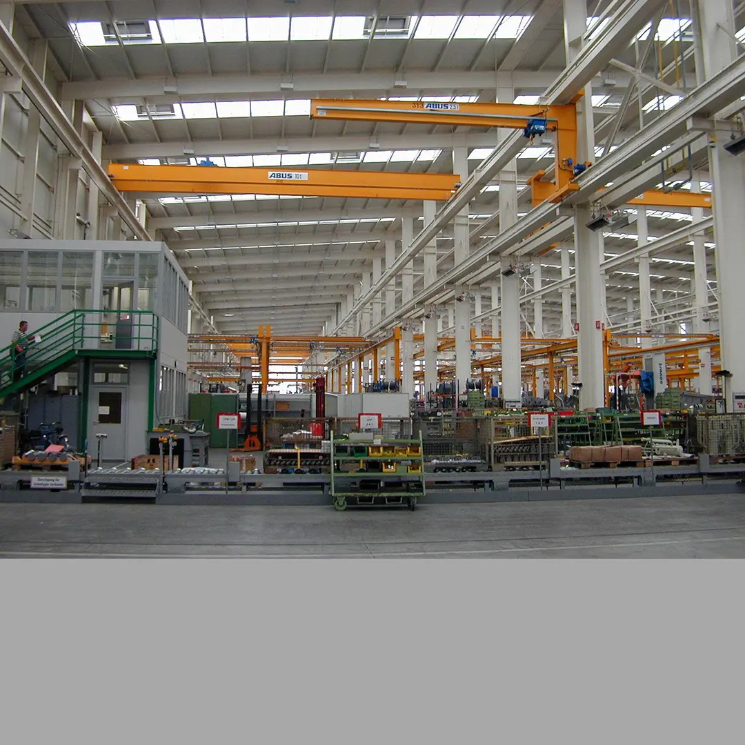 Interior view of the factory area